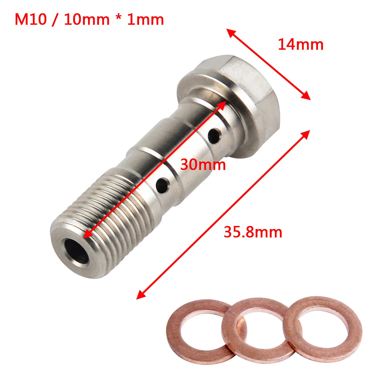 Kit vis raccord banjo double